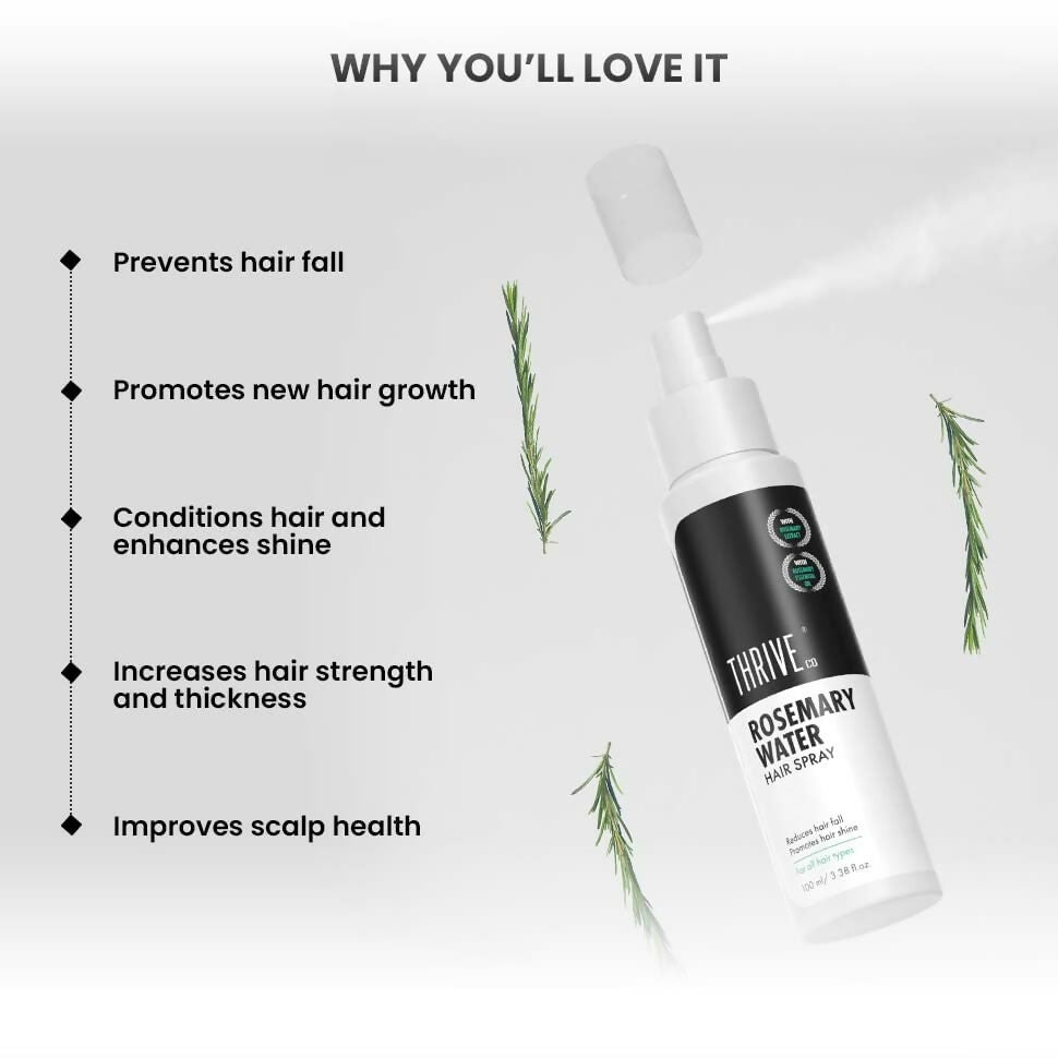 ThriveCo Rosemary Water Hair Spray For Hair Growth