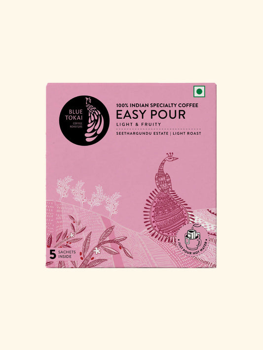 Buy Blue Tokai Seethargundu Estate Light Roast Easy Pour Sachets from DrMediCart, Ship from India to USA