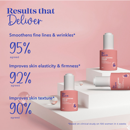Blue Heaven 0.3% Retinol Serum With 10% Olive Squalane & 0.5% Cuddapah Almond Oil Face Serum