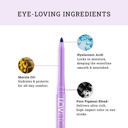LOVETC Eyephoria Longwear Smudge-Proof Retractable Kajal - Deep Dive