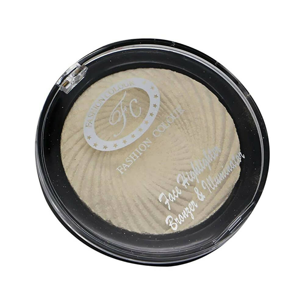 Fashion Colour Face Highlighter Bronzer & Illuminator-Shade 02 (Fair Skin Tone)