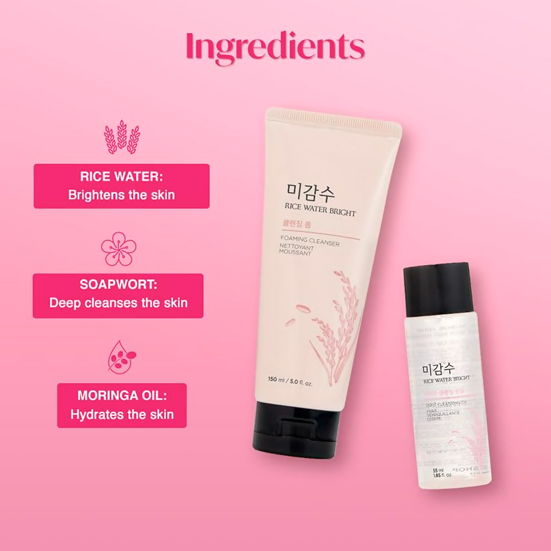 The Face Shop 2 Step Rice Water Bright Kit