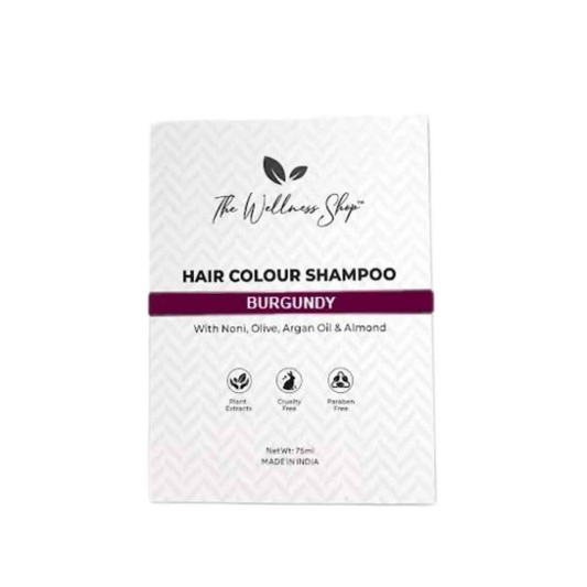 Buy The Wellness Shop Hair Colour Shampoo - Burgundy from DrMediCart, Ship from India to USA