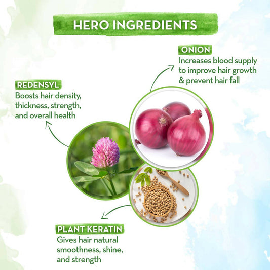 Buy Mamaearth Onion Hair Oil and Onion Shampoo For Anti Hair Fall from DrMediCart, Ship from India to USA