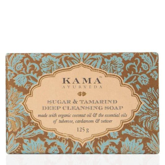 Buy Kama Ayurveda Sugar & Tamarind Ayurvedic Deep Cleansing Soap 125gm from DrMediCart, Ship from India to USA