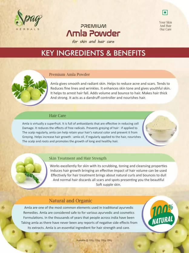 Spag Herbals Premium Amla Powder