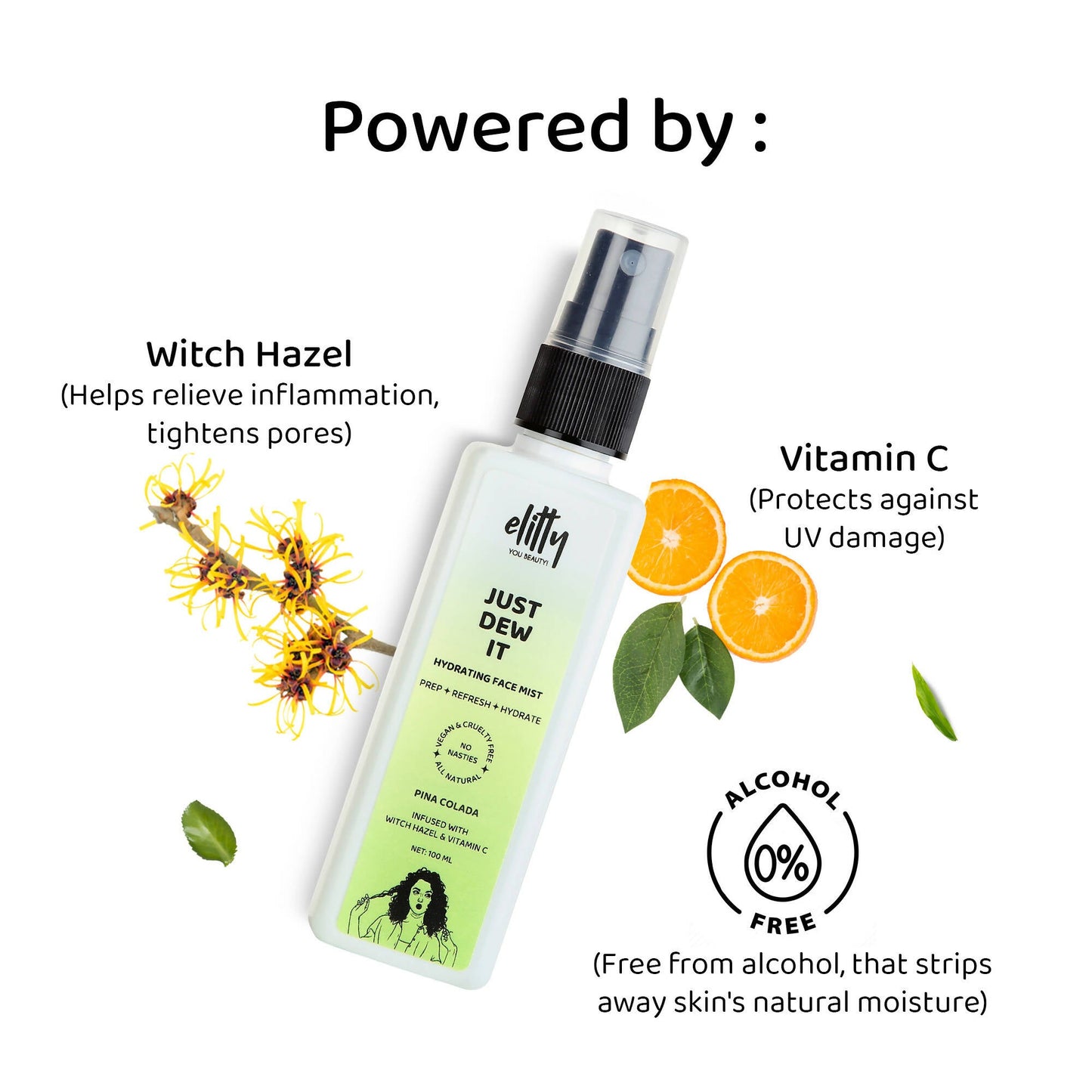 Elitty Just dew it - Hydrating Hydrating Pina Colada Face Mist - DrMediCart