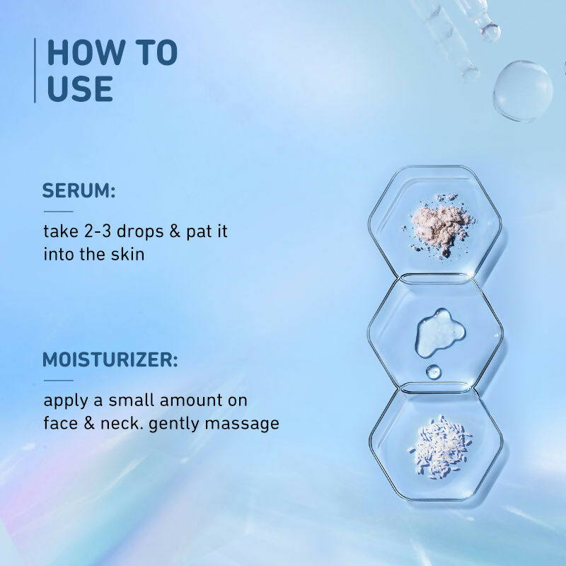 Plum Niacinamide Serum & Moisturizer Duo With Rice Water - Fades Blemishes, Hydrates & Brighten Skin