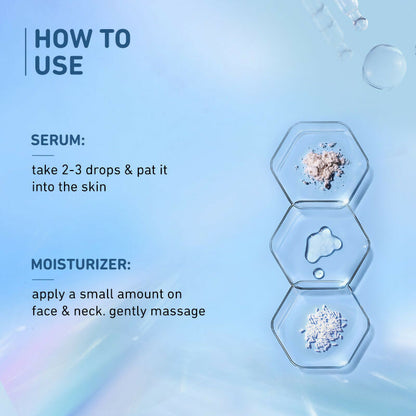 Plum Niacinamide Serum & Moisturizer Duo With Rice Water - Fades Blemishes, Hydrates & Brighten Skin