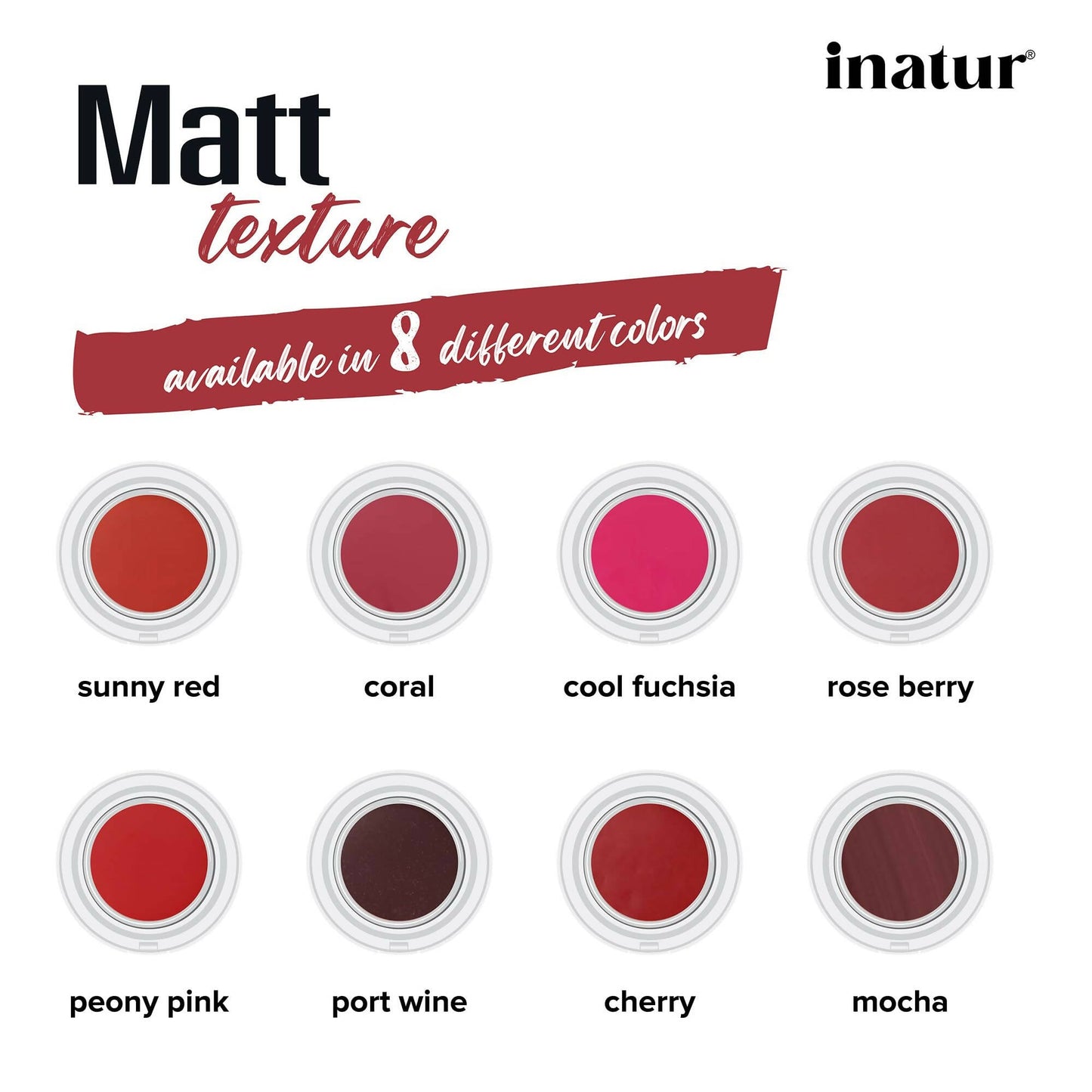Inatur Lip and Cheek Tint Rose Berry