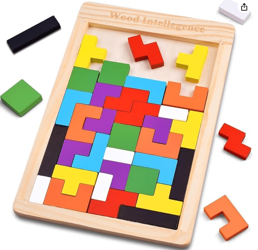 Buy Wooden Russian Blocks Puzzles for Kids Adults, Wood Intelligence Puzzle for Kids Ages 3-8,Wooden Kids Puzzles Brain Teasers Toy Educational Gift for Kids from DrMediCart, Ship from India to USA