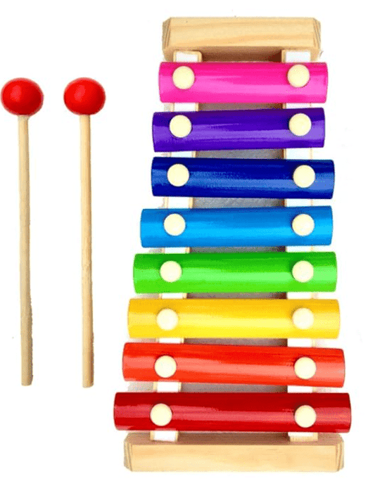 Buy Wooden Xylophone Musical Toy with 8 Note, Multicolour, 3+, 1 Xylophone, 2 Sticks from DrMediCart, Ship from India to USA