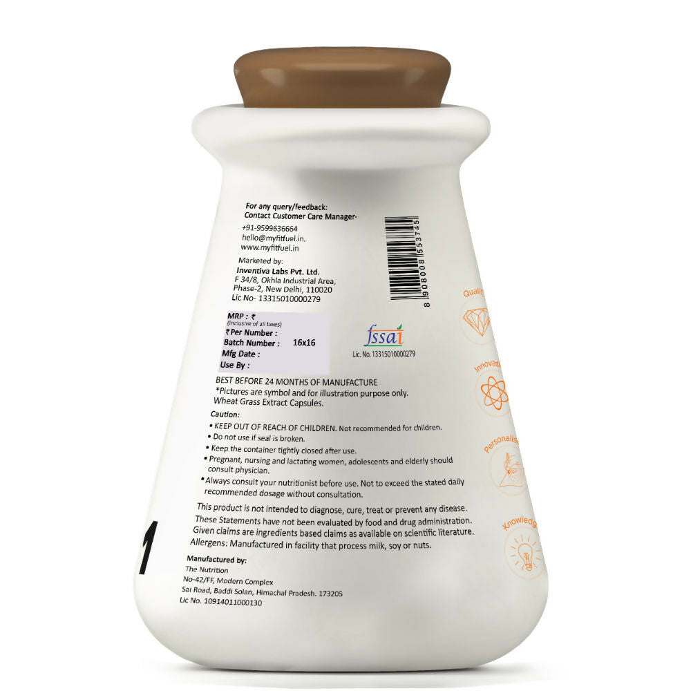 MyFitFuel Wheat Grass Extract Capsules