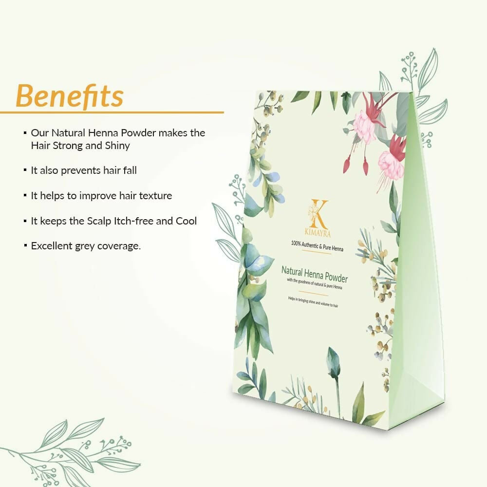 Kimayra World Organic Natural Henna Powder for Hair Care