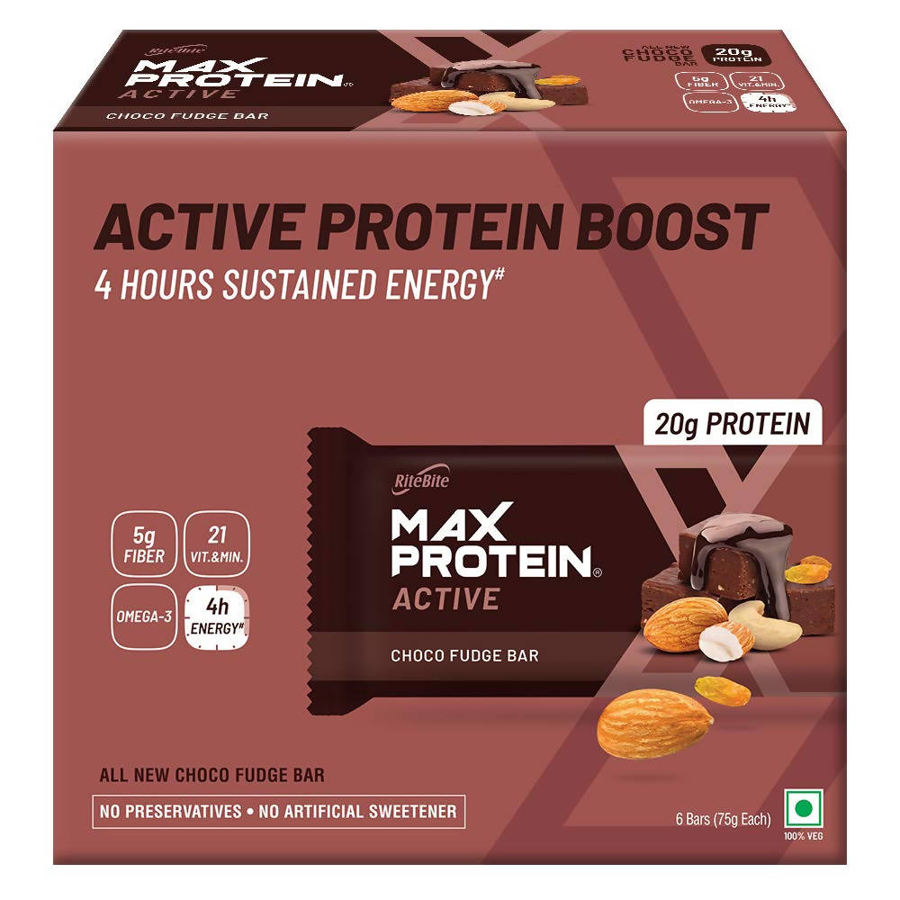 RiteBite Max Protein Active Choco Fudge Bar