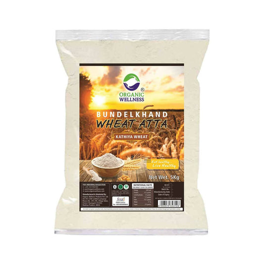 Buy Organic Wellness Kathiya Wheat Atta from DrMediCart, Ship from India to USA