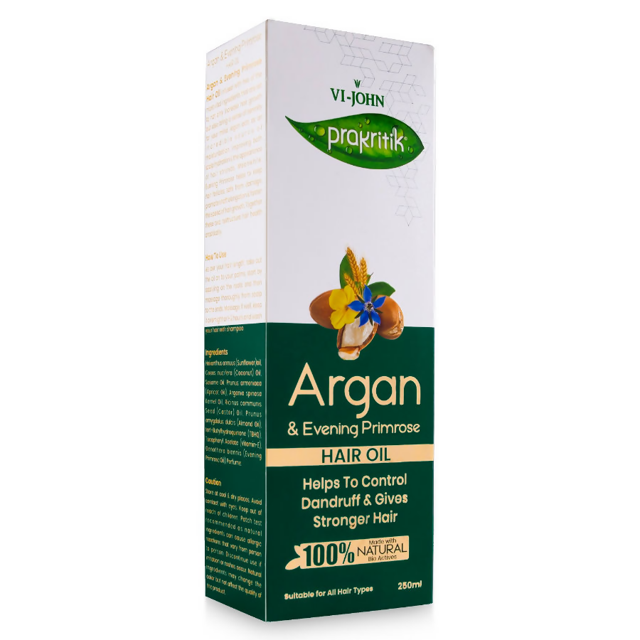 VI-JOHN Prakritik Argan & Evening Primrose Hair Oil