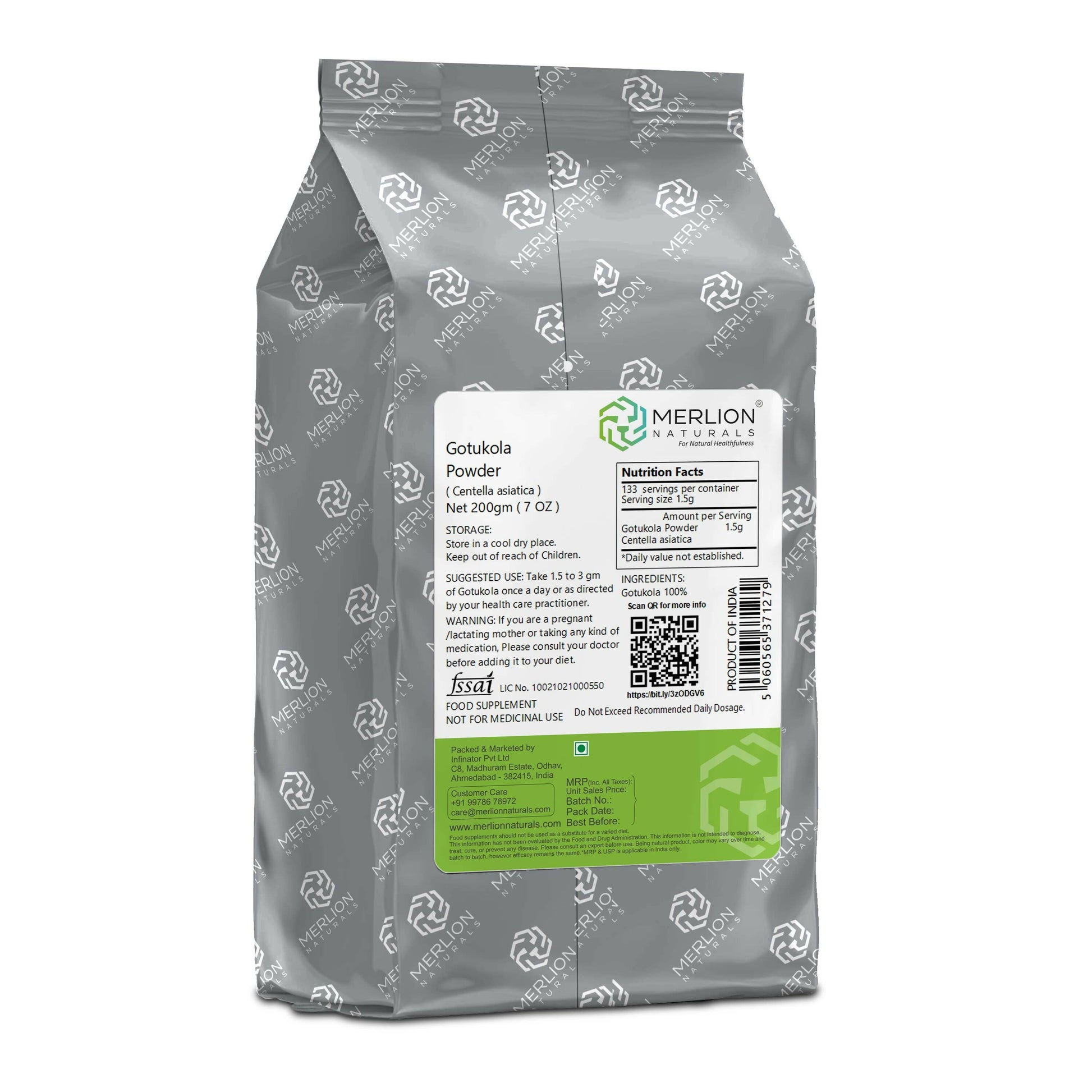 Merlion Naturals Gotukola Powder