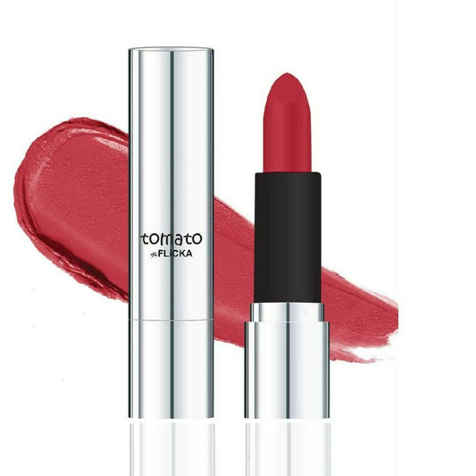 Flicka Tomato Red Matte Finish Lipstick Shade 23