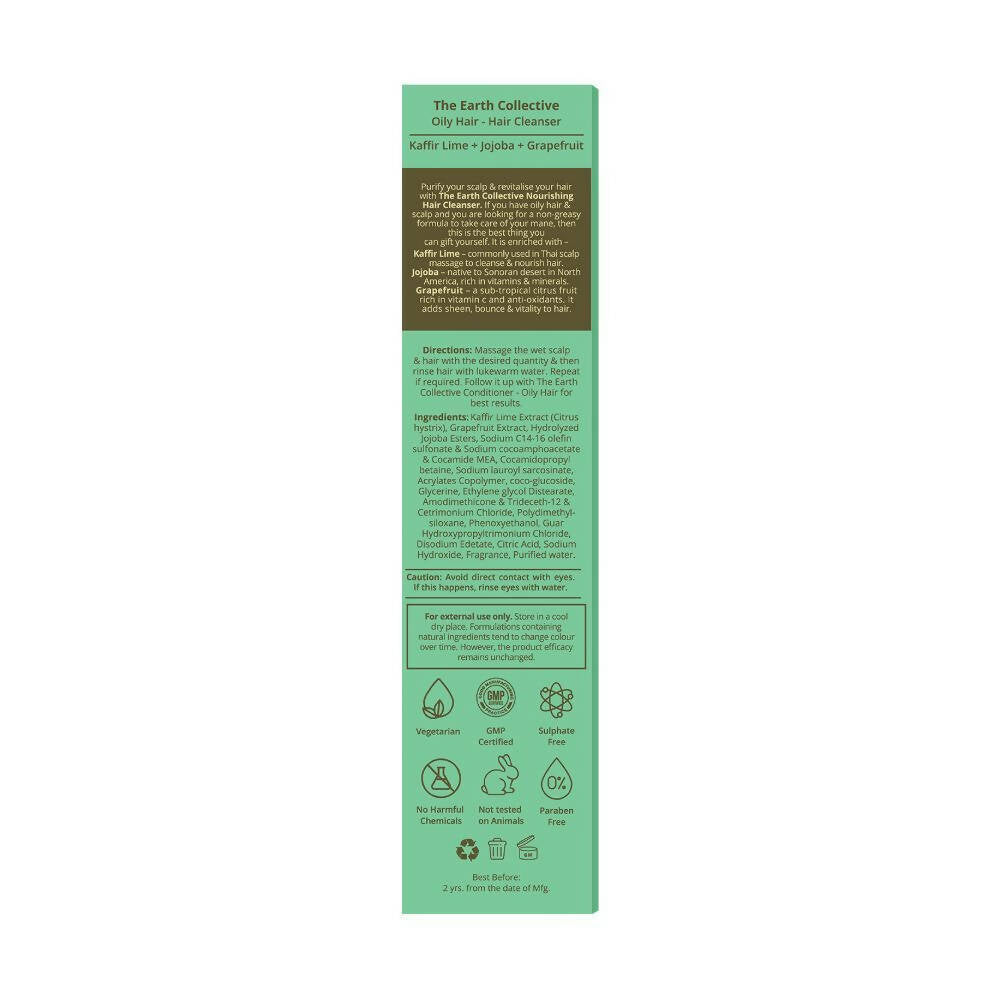 The Earth Collective Hair Cleanser - Oily Hair- Shampoo - Drmedicart