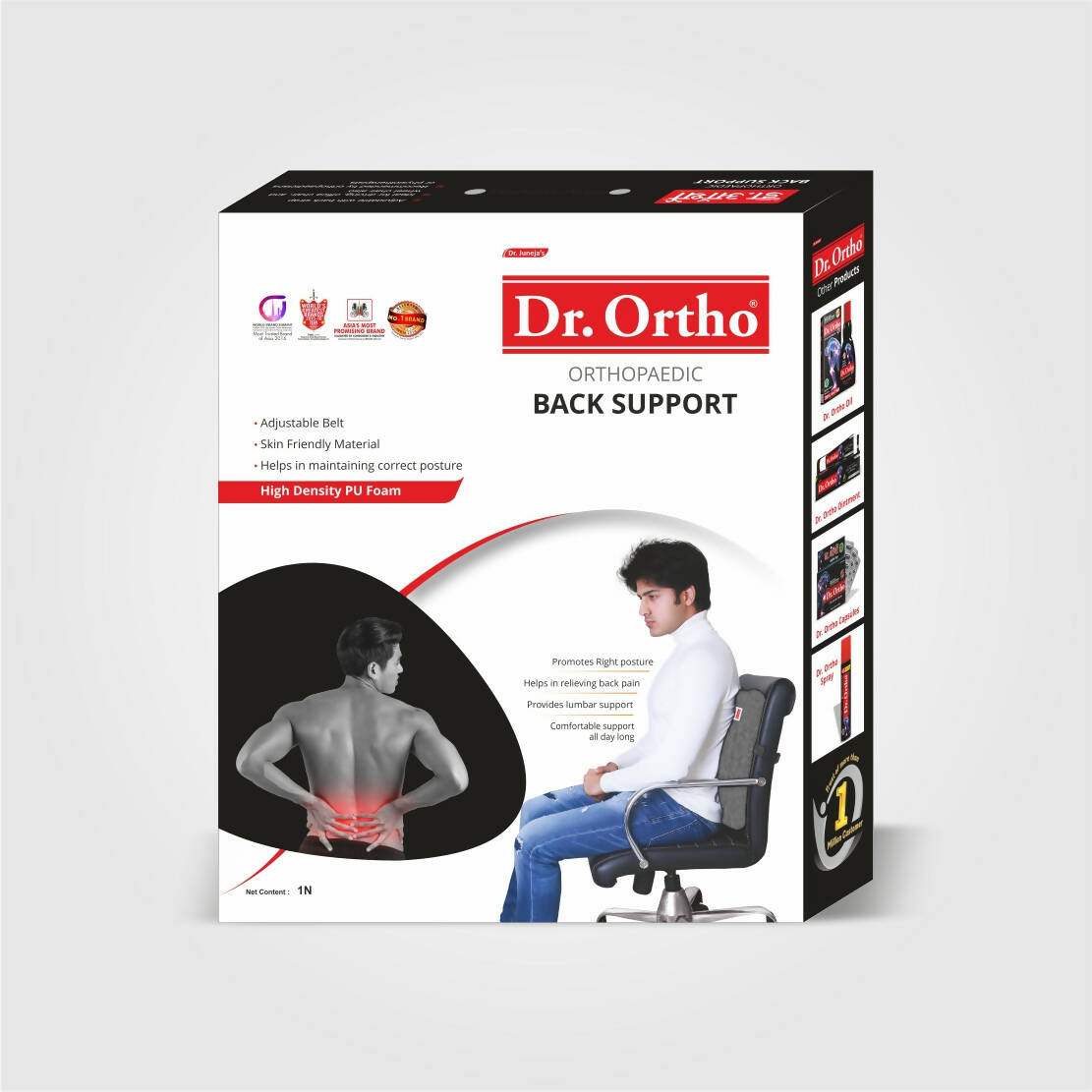 Dr. Ortho Back Support PU Foam