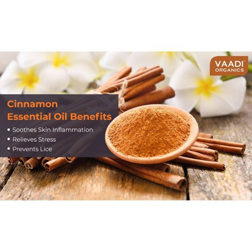 Vaadi Herbals Cinnamon 100% Pure Essential Oil Therapeutic Grade - Drmedicart
