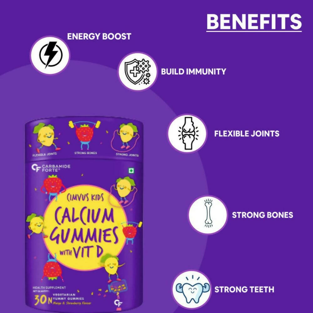 Carbamide Forte Calcium With Vitamin D Gummies - DrMediCart