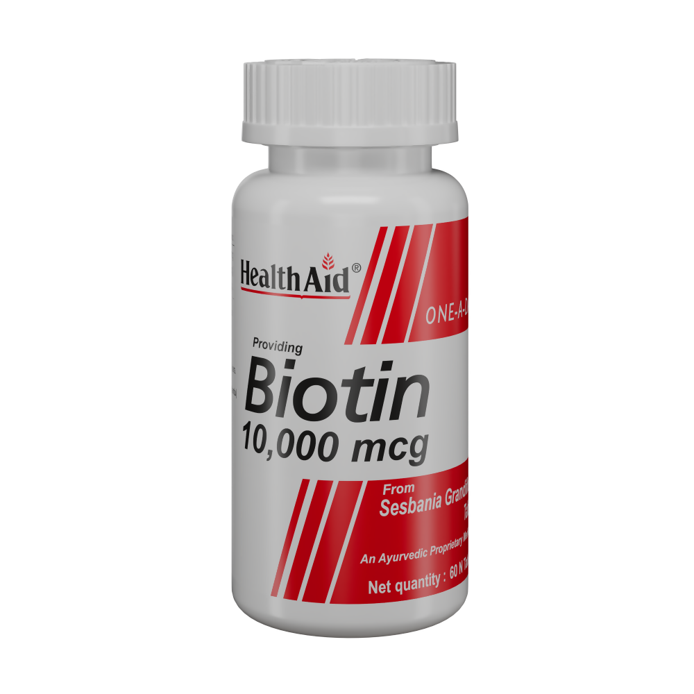 HealthAid Biotin 10000 mcg Tablets