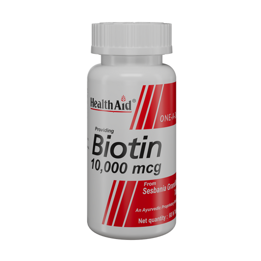 HealthAid Biotin 10000 mcg Tablets