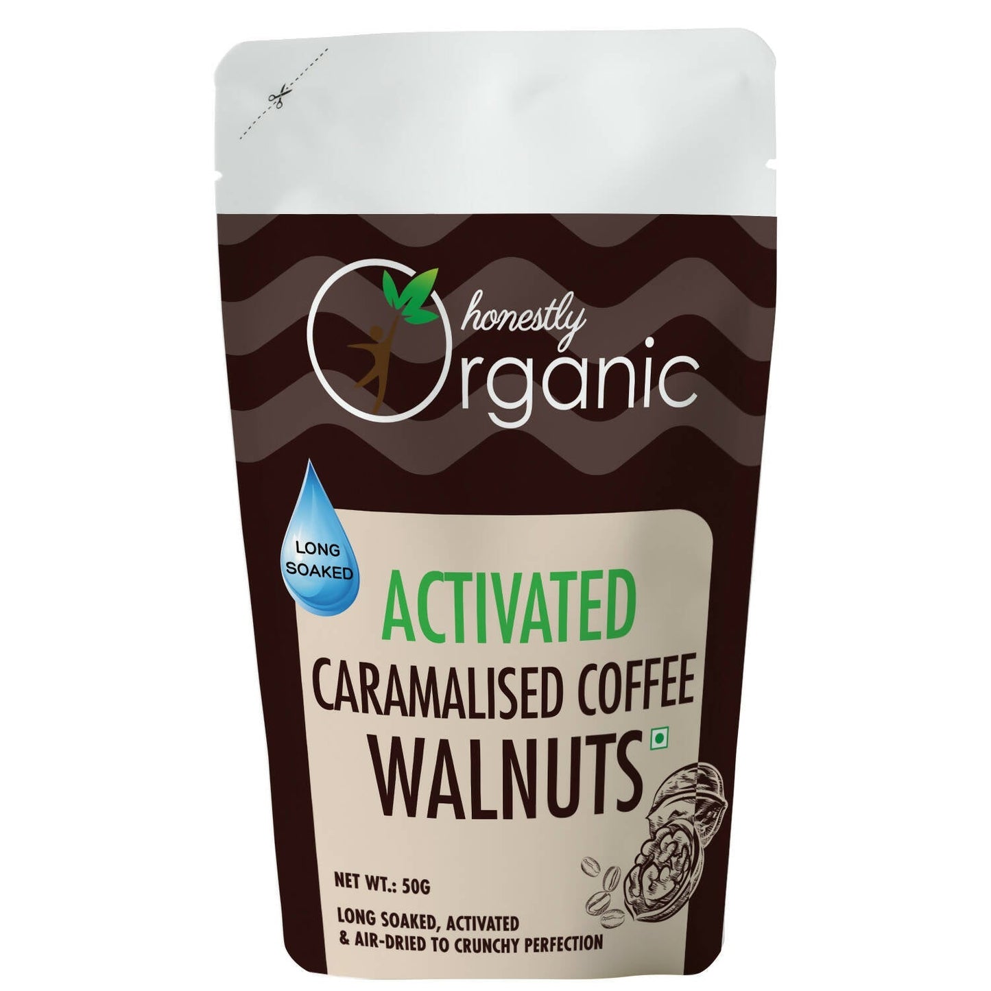 Buy D-Alive Honestly Organic Activated Caramelised Coffee Walnuts from DrMediCart, Ship from India to USA