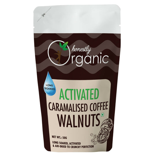 Buy D-Alive Honestly Organic Activated Caramelised Coffee Walnuts from DrMediCart, Ship from India to USA