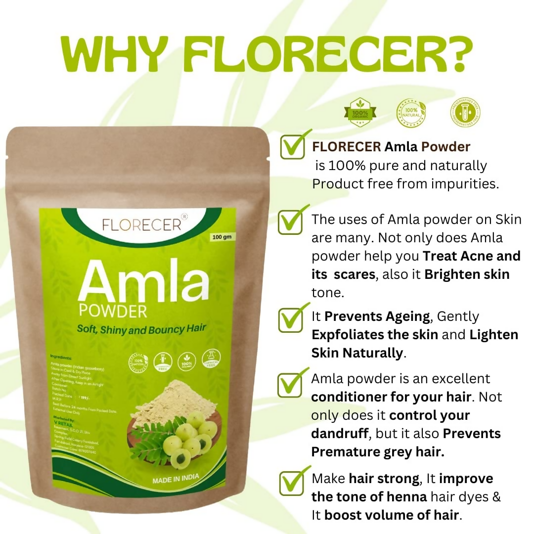 Florecer Amla Powder For Hair