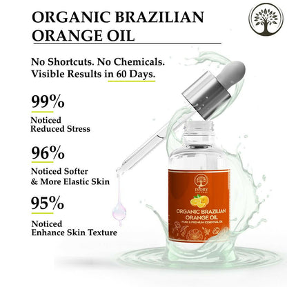 Ivory Natural Organic Brazilian Orange Oil - Natural & Premium Essential Oil