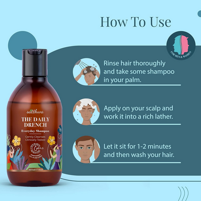 Satthwa The Daily Drench Everyday Mild Shampoo