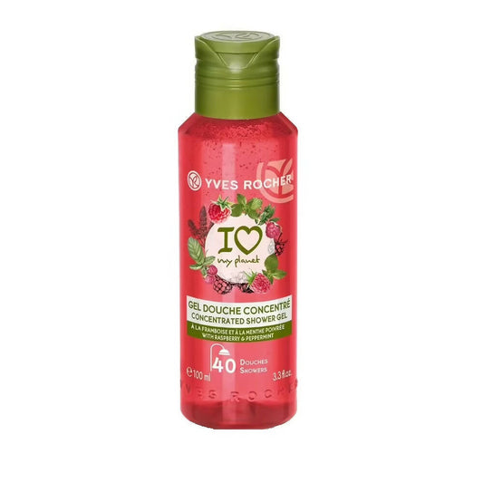 Yves Rocher Concentrated Shower Gel - Raspberry & Peppermint - DrMediCart