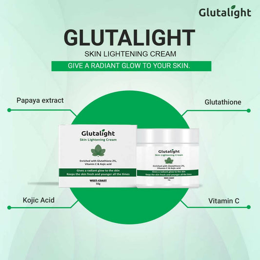Buy Healthvit Glutalight Skin Lightening Cream from DrMediCart, Ship from India to USA
