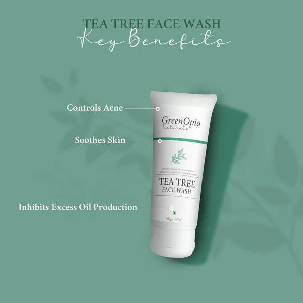 GreenOpia Naturals Tea Tree Face Wash