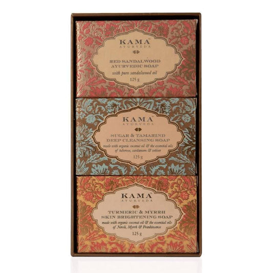 Buy Kama Ayurveda Three Traditional Treatment Soap Box from DrMediCart, Ship from India to USA