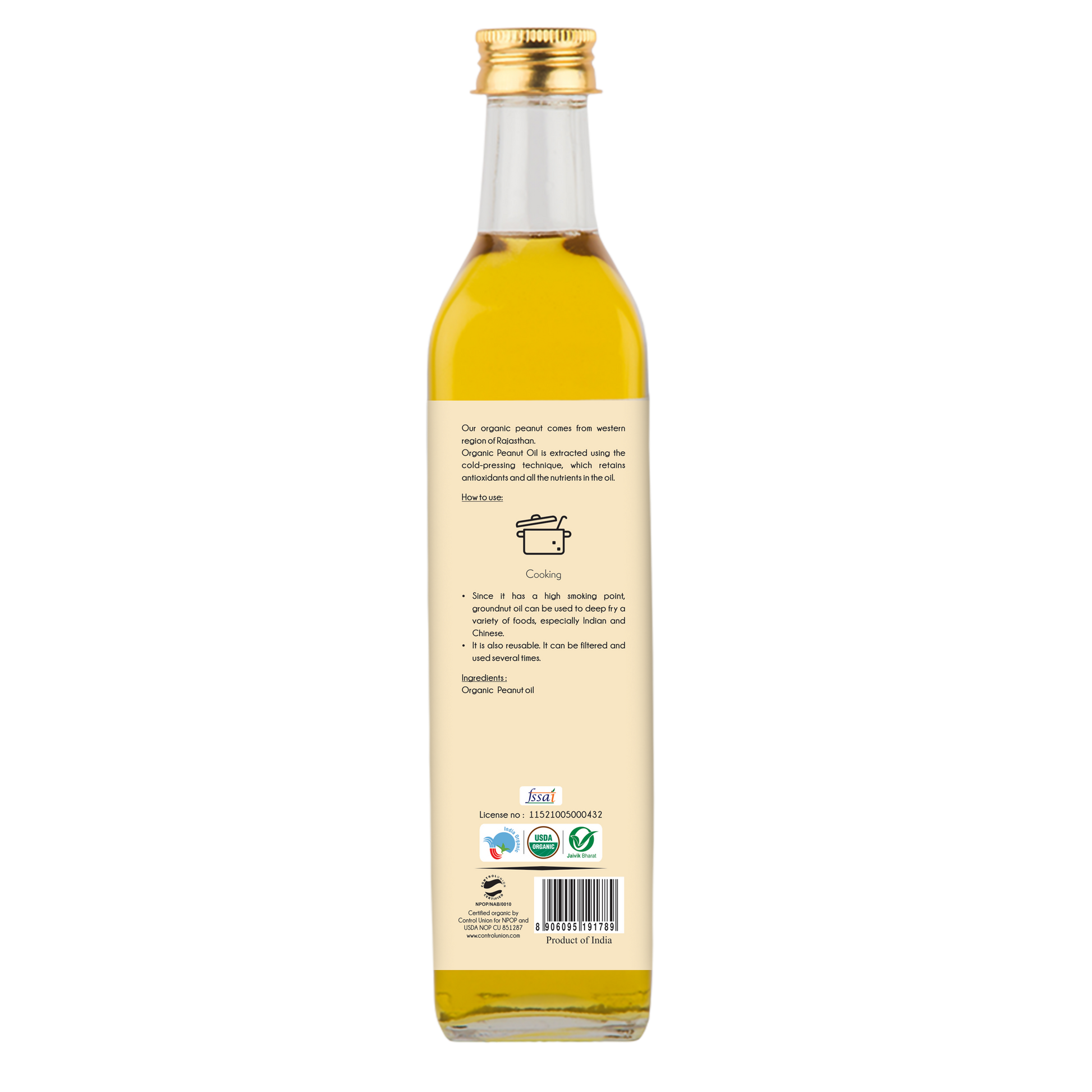 Praakritik Organic Peanut Oil