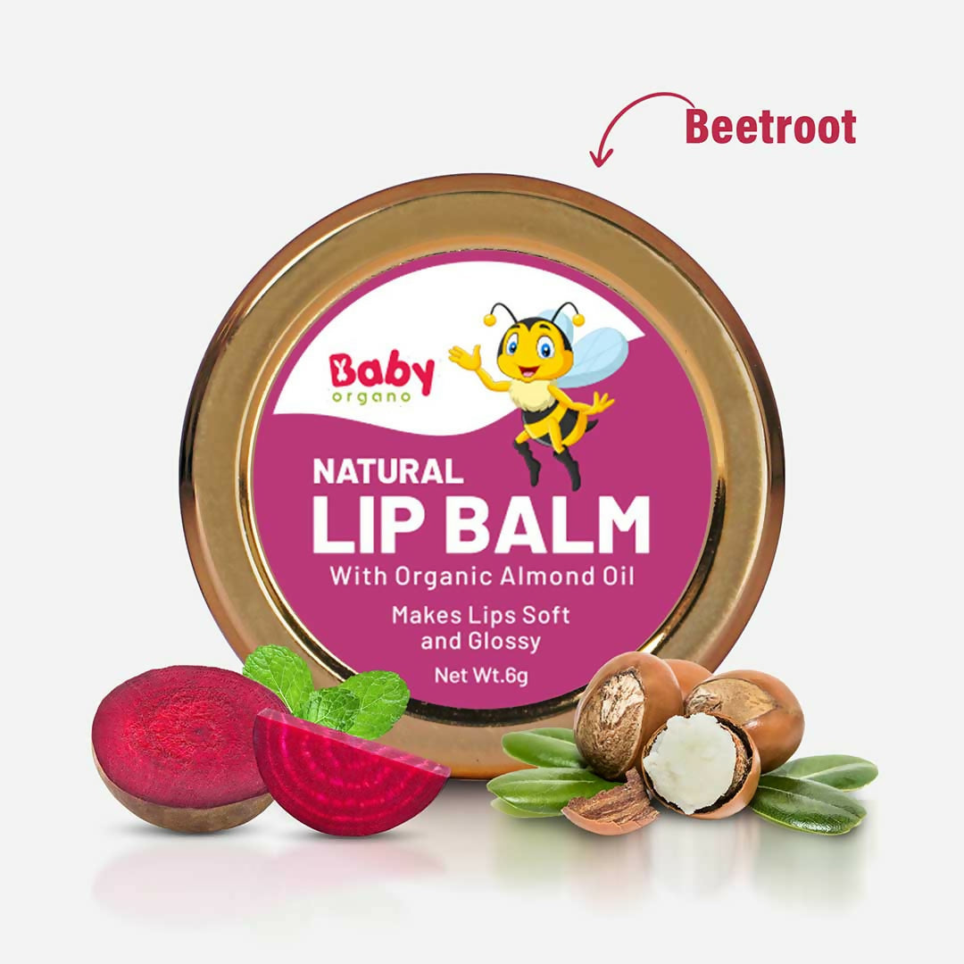Babyorgano Natural Lip Balm - Beetroot Flavor