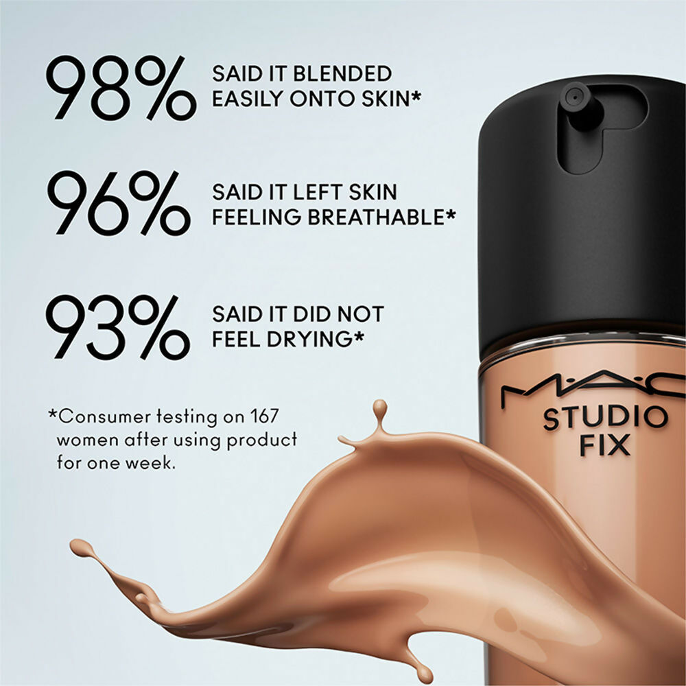 MAC Studio Fix Fluid SPF 15 Mini Soft Matte Foundation With Hyaluronic Acid - NC41