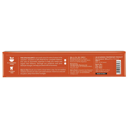 Jiva Ayurveda Ayurfresh Toothpaste With Almond Soap Free