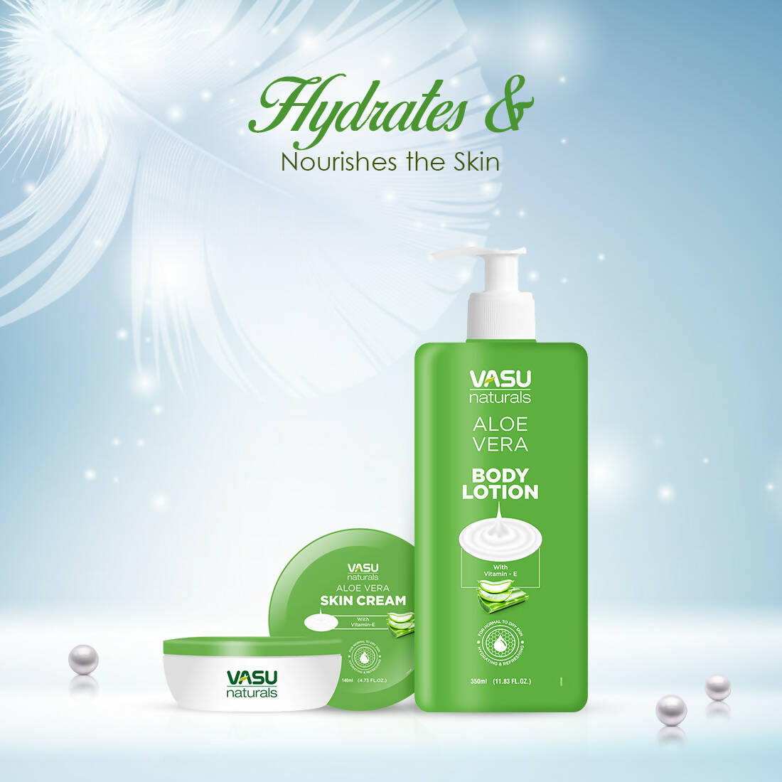 Vasu Healthcare Naturals Aloe Vera Body Lotion - Drmedicart