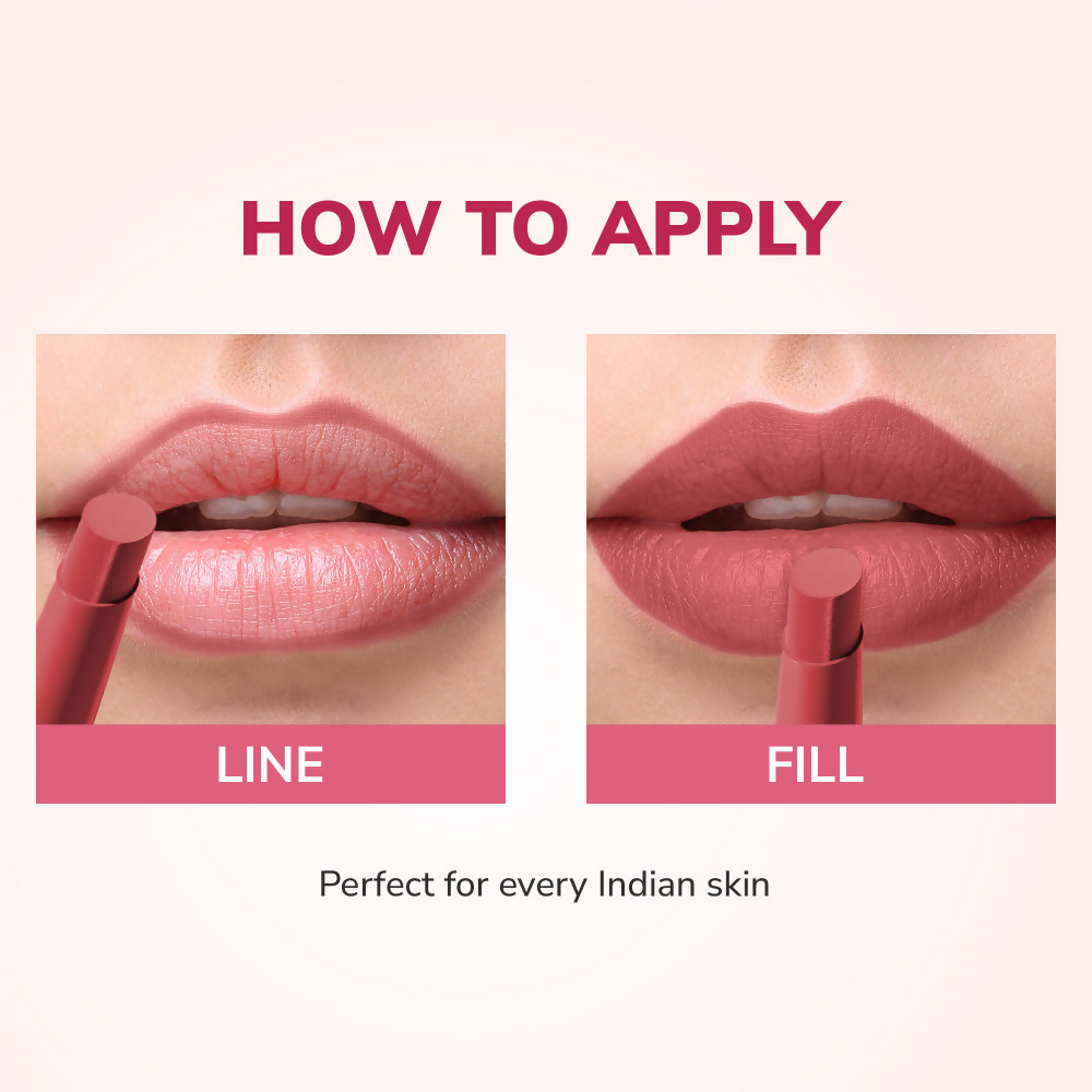 Mila Beaute Pout It Out Long Lasting & Matte Finish Lip Crayon Lipstick - Maleficent