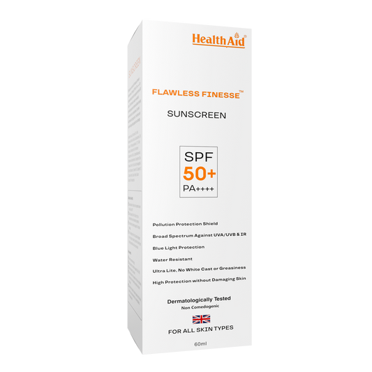 Flawless Finesse By HealthAid Sunscreen SPF 50+