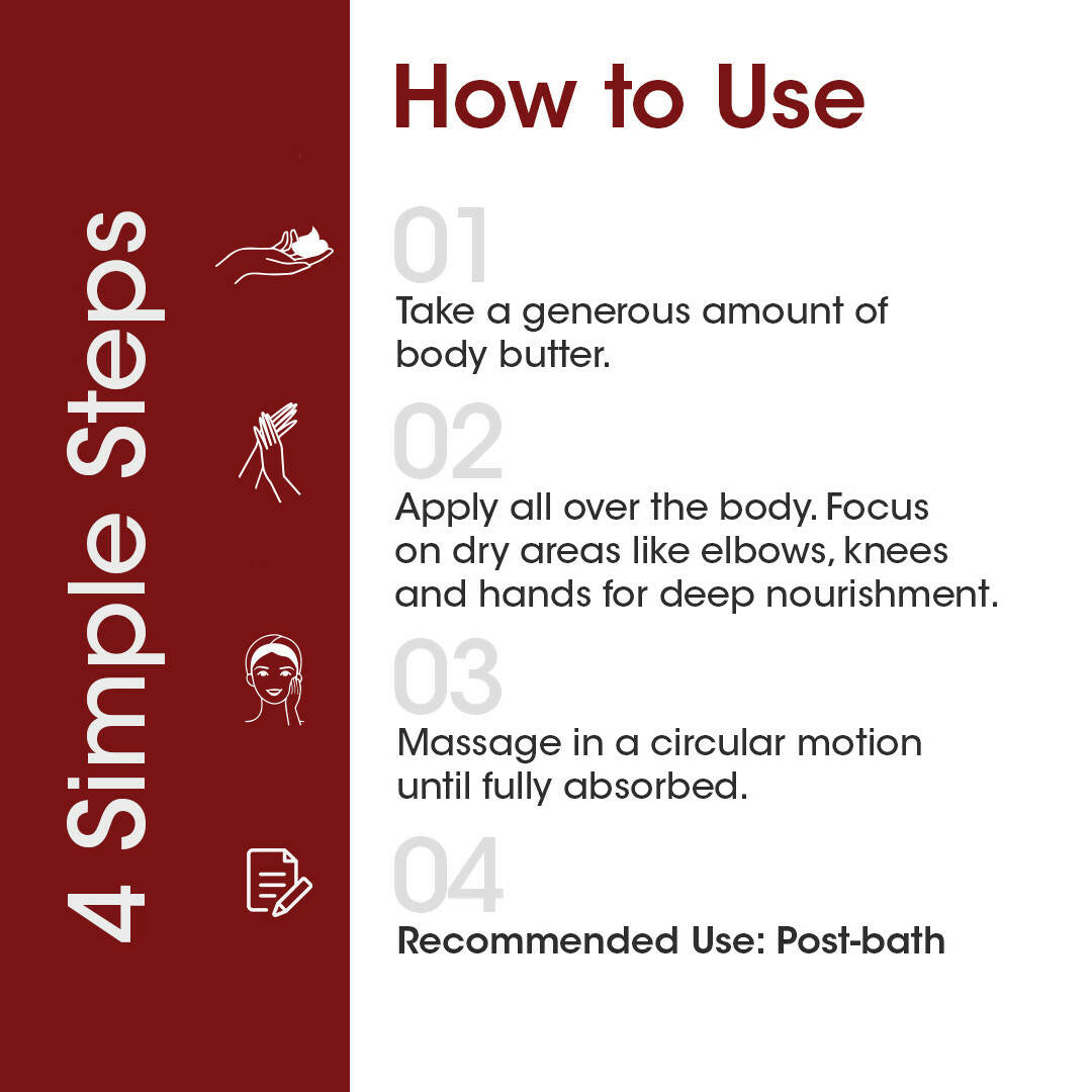 TAC - The Ayurveda Co. Kumkumadi Body Butter With Sandalwood, Saffron & Shea Butter