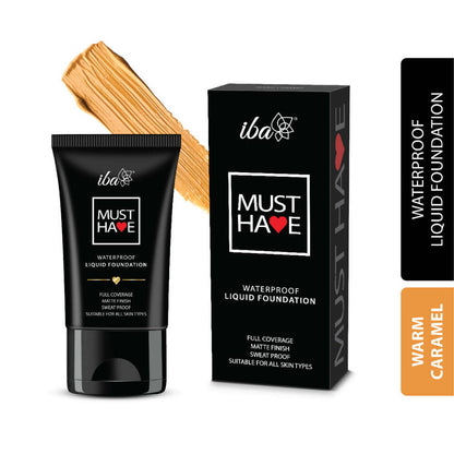 Iba Must Have Waterproof Liquid Foundation - Warm Caramel