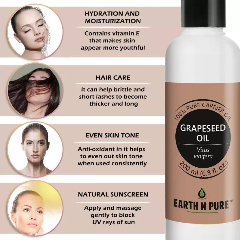 Earth N Pure Grapeseed Oil