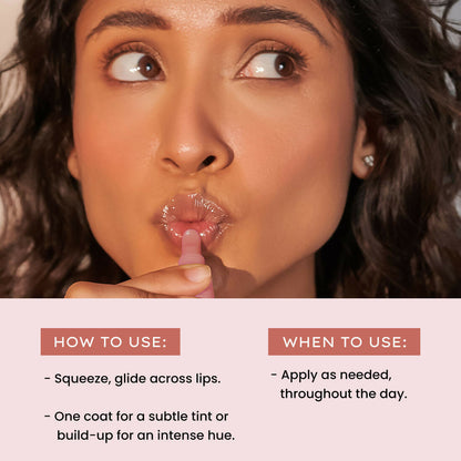 Hyphen By Kriti Sanon The JuicyLipsOrNothing Gift Kit For 24 Hrs Moisturization & Hydration 3 Tints in 1