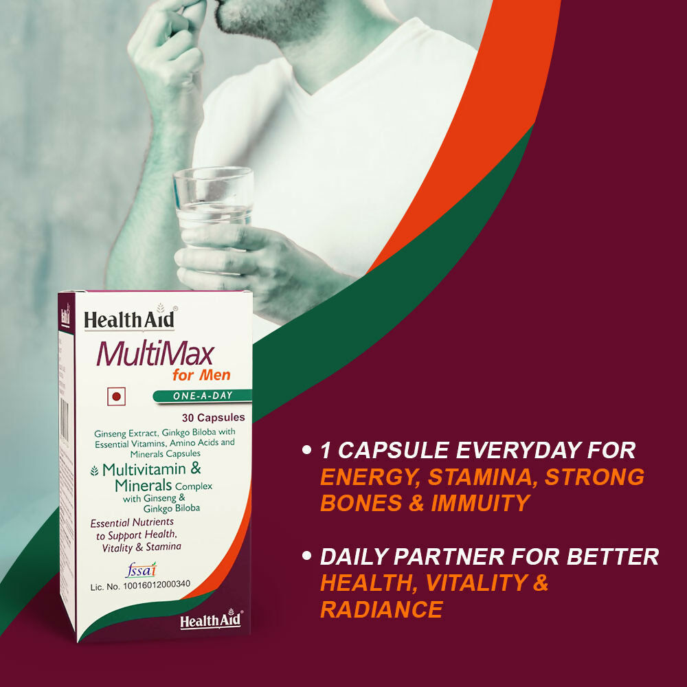 HealthAid MultiMax Softgel Capsules for Men